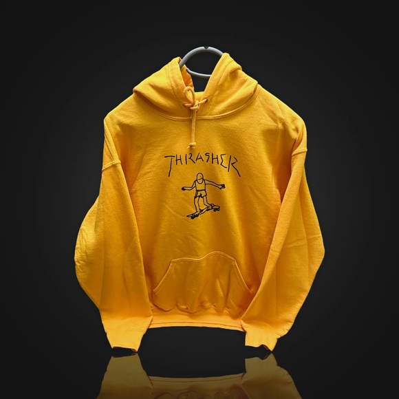 Thrasher Men's Yellow Hoodie size M - Picture 1 of 9